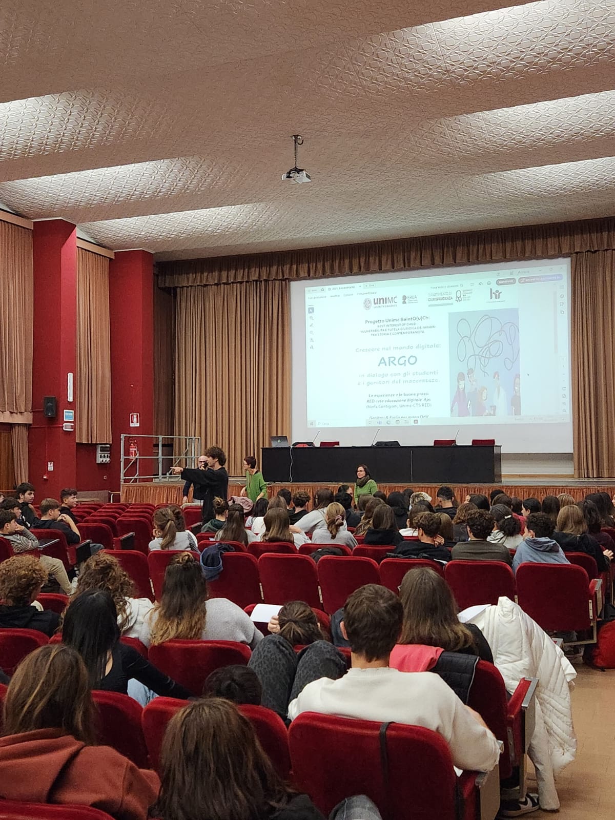 BeIntO[u]Ch, l'incontro con Argo. Un dialogo ricco presso l’università di Macerata